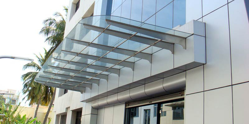 Toughened Glass Canopies Toughened Glass Canopies
